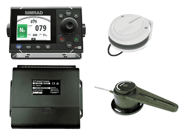 A2004 AUTOPILOT PACK WITH A2004 CONTROLLER, AC70 AUTOPILOT COMPUTER, RF300 RUDDER FEEDBACK AND A PRECISION-9 MAGNETIC COMPASS 000-13900-001