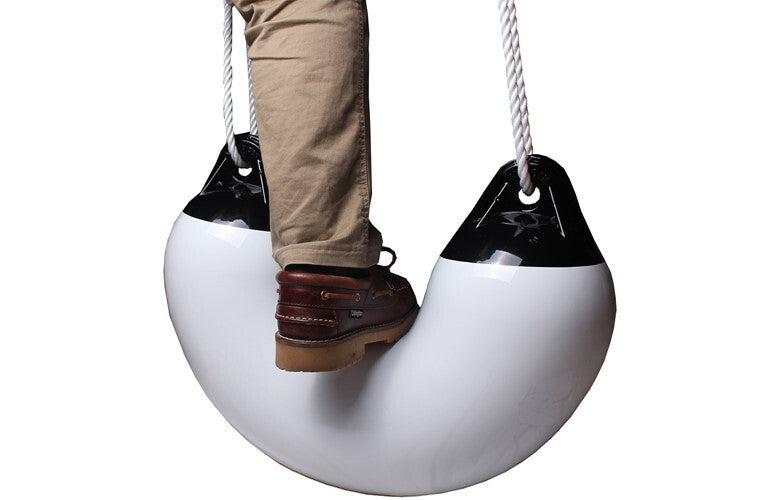 MAJONI ARC FENDER WHITE WITH BLACK ENDS RWB1514