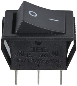 SWITCH ROCKER 16A BLK SK0981