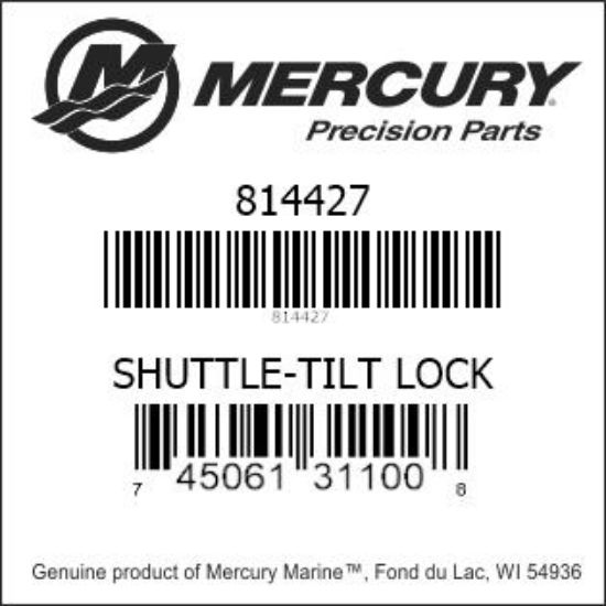 SHUTTLE-TILT LOCK 814427