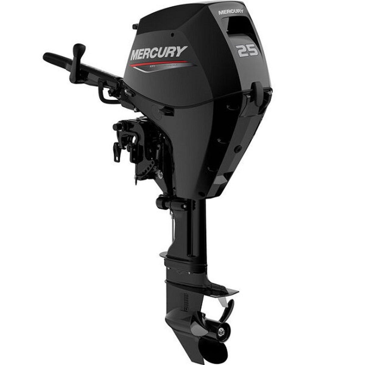 Mercury 25HP L Manual Start Tiller EFI FourStroke Outboard