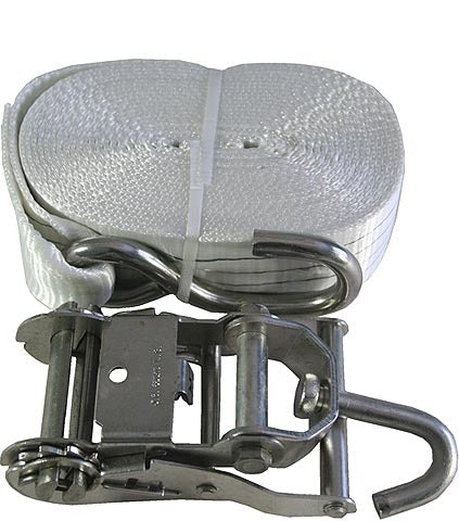 OVER BOAT RATCHET MEDIUM DUTY S/S J HOOKS 50MM X 5.5M JPW6607