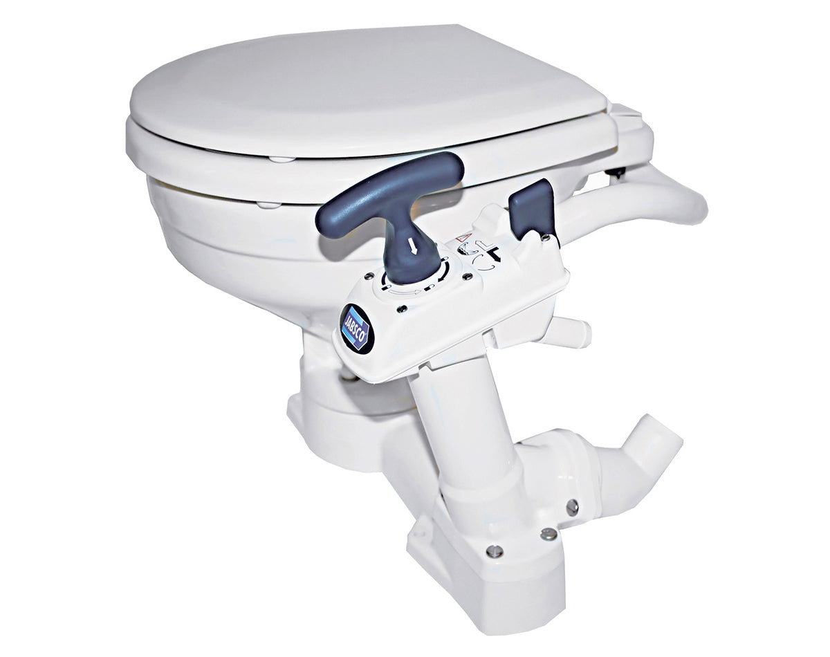 JABSCO TWIST-N-LOCK MANUAL TOILET WITH LARGE SIZE BOWL J10-102