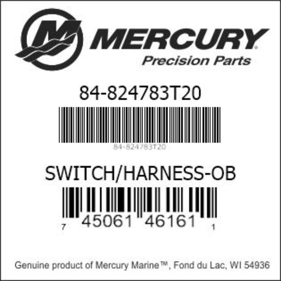 SWITCH/HARNESS-OB 824783T20