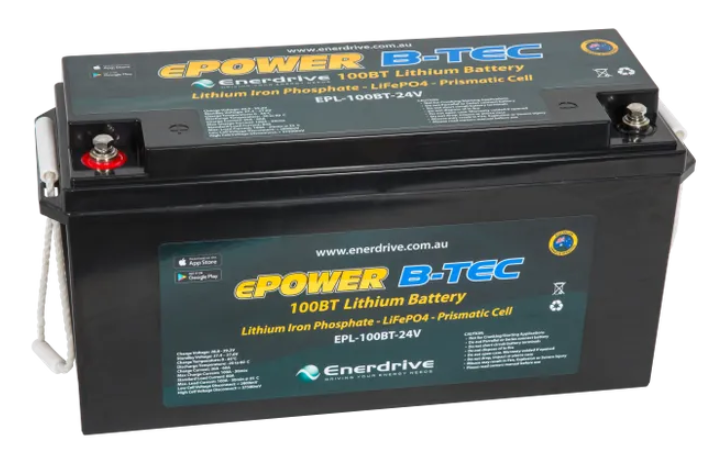 ENERDRIVE 24V 100AH BATTERY EPL-100BT-24V