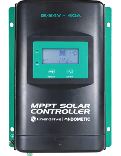 ENERDRIVE MPPT SOLAR CONTROLLER W/DISPLAY - 40AMP 12/24V EN43540