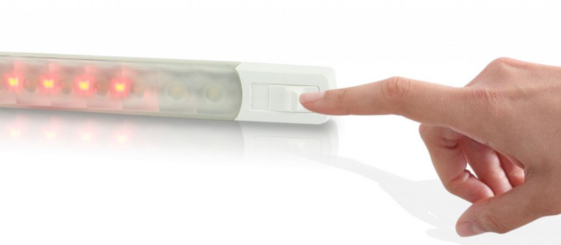 LED STRIP LAMP 12V WHITE/RED WITH SWITCH 2JA958121001