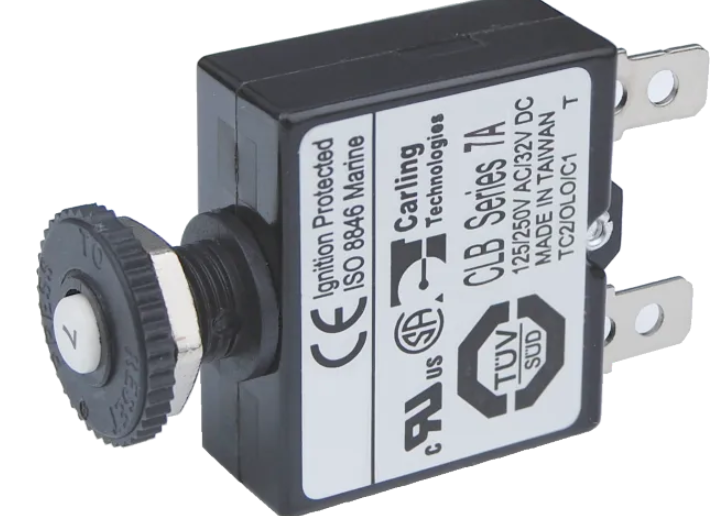 CARLING PUSH BUTTON QC CIRCUIT BREAKER CT-PBQC-07