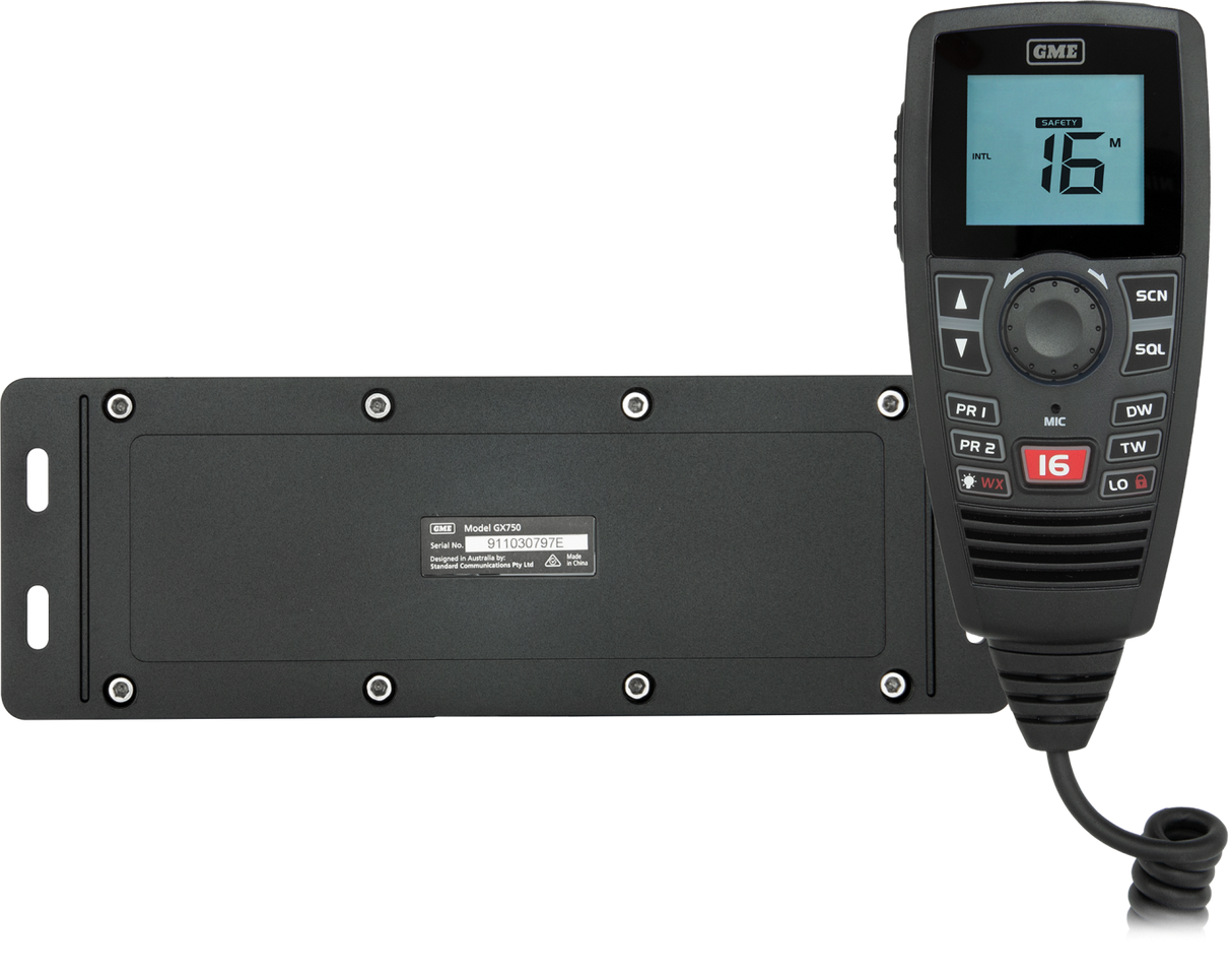 BLACK BOX VHF MARINE RADIO - BLACK GX750B