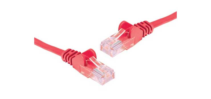 RED 3M CAT6 UTP ETHERNET PATCH CABLE P1823B