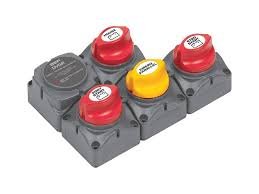BEP BATTERY SWITCH CLUSTER 2 ENGINE 3 BANK DVSR INBOARD 114078