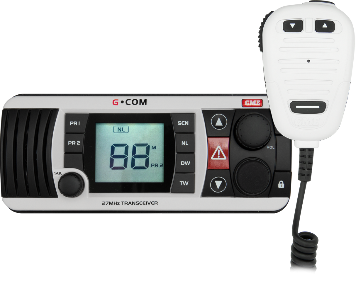 27MHZ FIXED MOUNT MARINE RADIO - WHITE GX400W