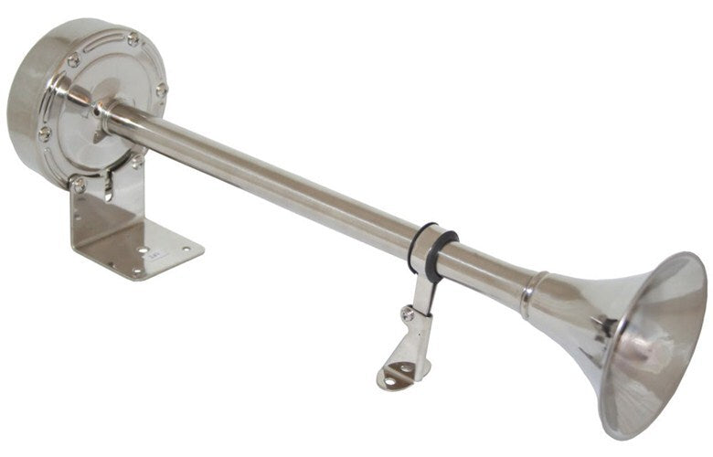 MARINE HORN STAINLESS STEEL SINGLE - 12V RWB990