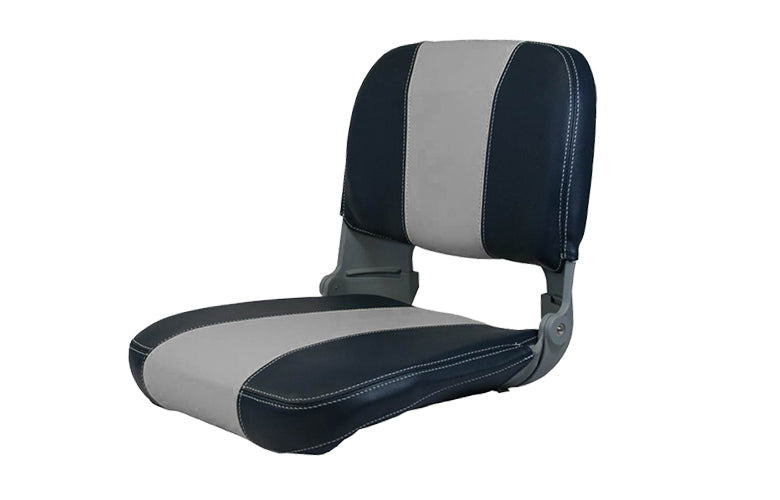 SS48 PADDED FOLDING BOAT SEAT - DARK BLUE/MID GREY JPW2765
