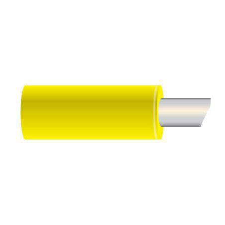 TINNED 4MM YELLOW SINGLE CORE P/M - MARINE