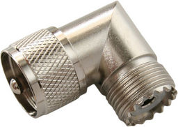 UHF PLUG PL259 TO UHF SOCKET SO239 R/ANGLE AD259RA