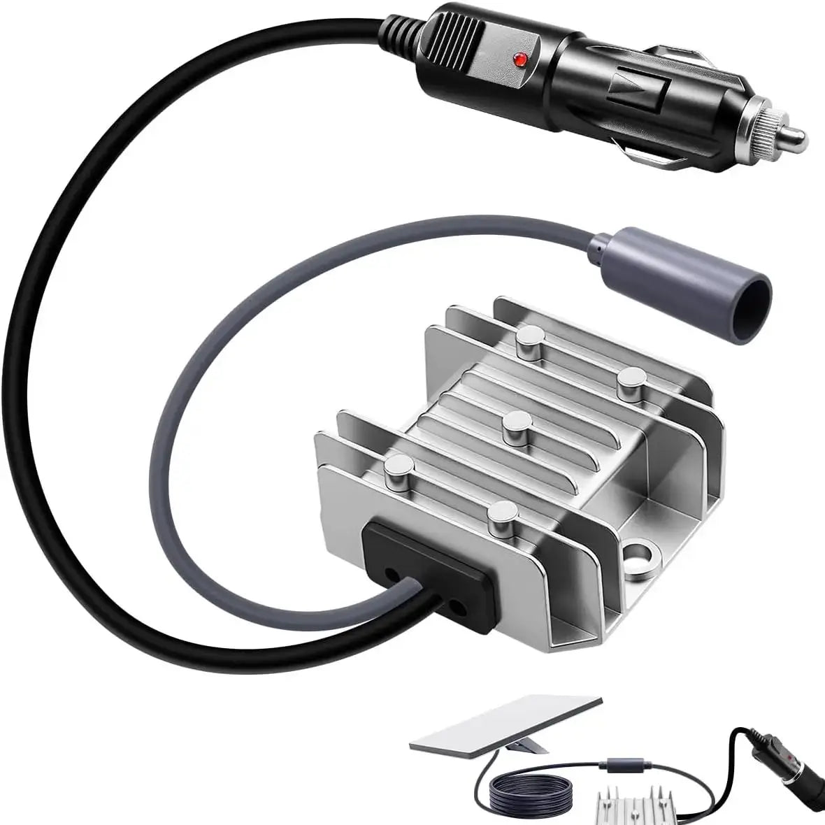 12V ADAPTER DC STEP UP CONVERTER CAR INVERTER CAR CIGARETTE LIGHTER PLUG WITH 12V POWER CABLE TYPE A STARLINK MINI 12V ADAPTER DC