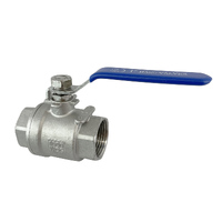 BALL VALVE 316 STAINLESS STEEL 19MM (3/4'') BSP JPW1874