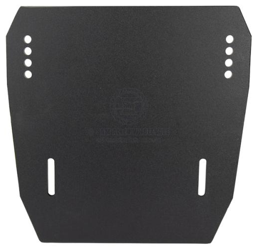 TRANSOM PAD HDPE PRE-DRILLED SUIT 40-300HP 9.5MM BLACK 94148