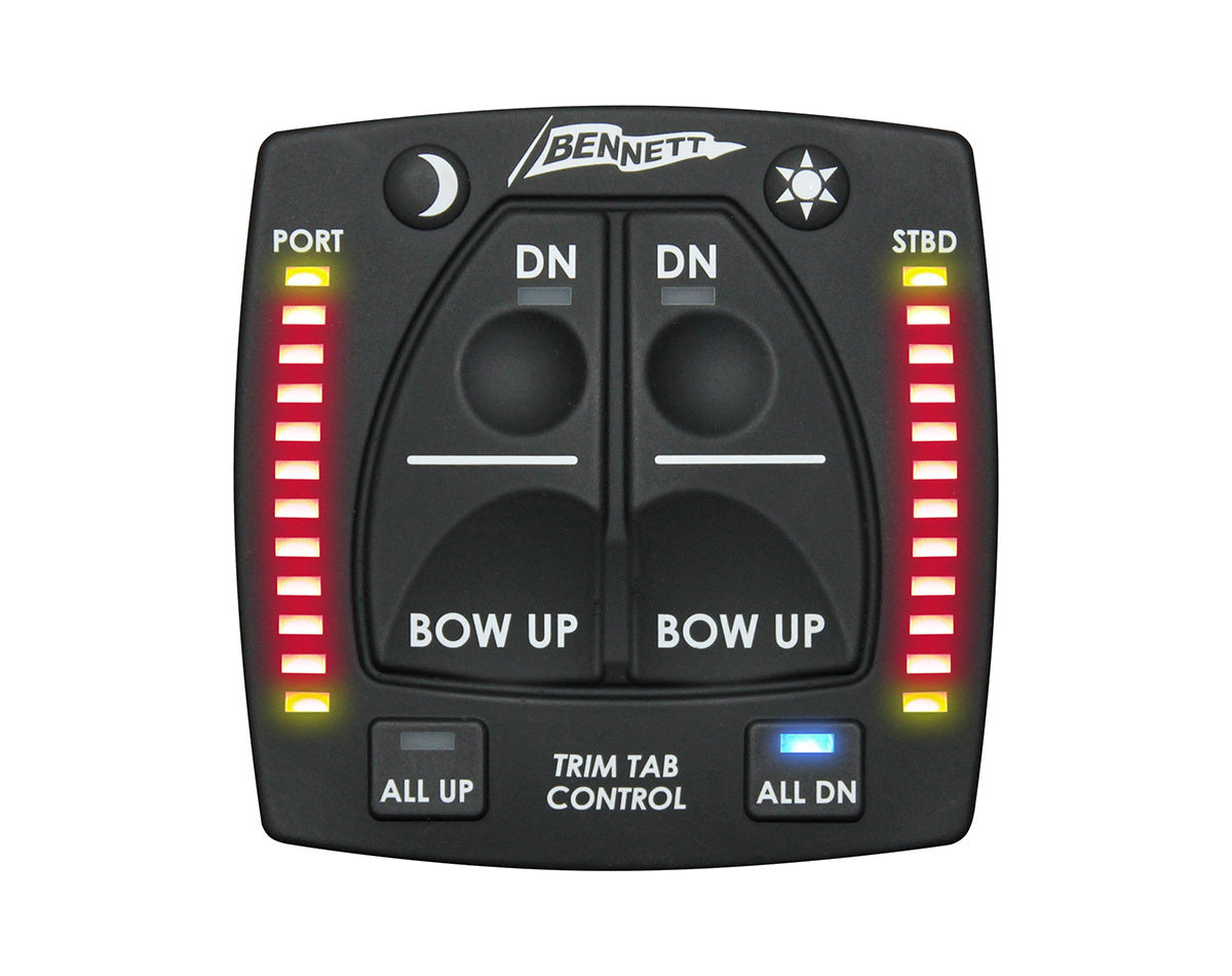 BENNETT MARINE INTEGRATED HELM CONTROL FOR BOLT ELECTRIC TRIM TAB SYSTEMS JPW16323