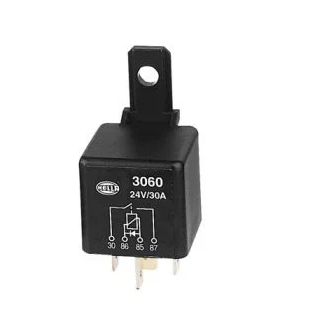 MINI RELAY 24V NORMALLY OPEN 30A - DIODE PROTECTED 3060