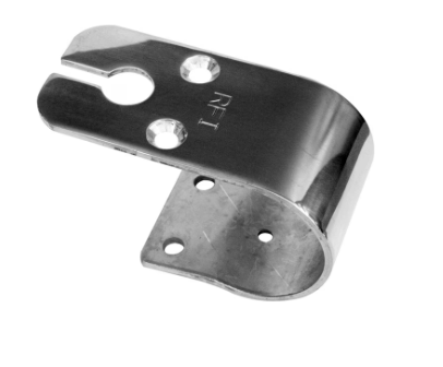 RFI WRAP AROUND BULL BAR BRACKET; 63MM POLISHED SS BBWM-63