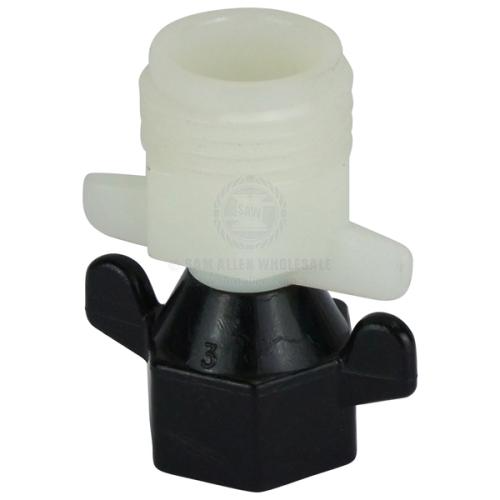 COUPLING SHURFLO STRAIGHT WITH SWIVEL NUT 1/2 NPFT X 3/4 GHTM 23982