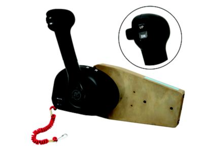 REMOTE CONTROL PISTOL GRIP, TRIM, OUTBOARD, BLACK 8M0011213