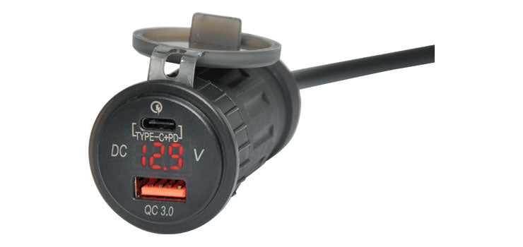 2M ANDERSON STYLE TO USB C QC / PD CHARGER M8655