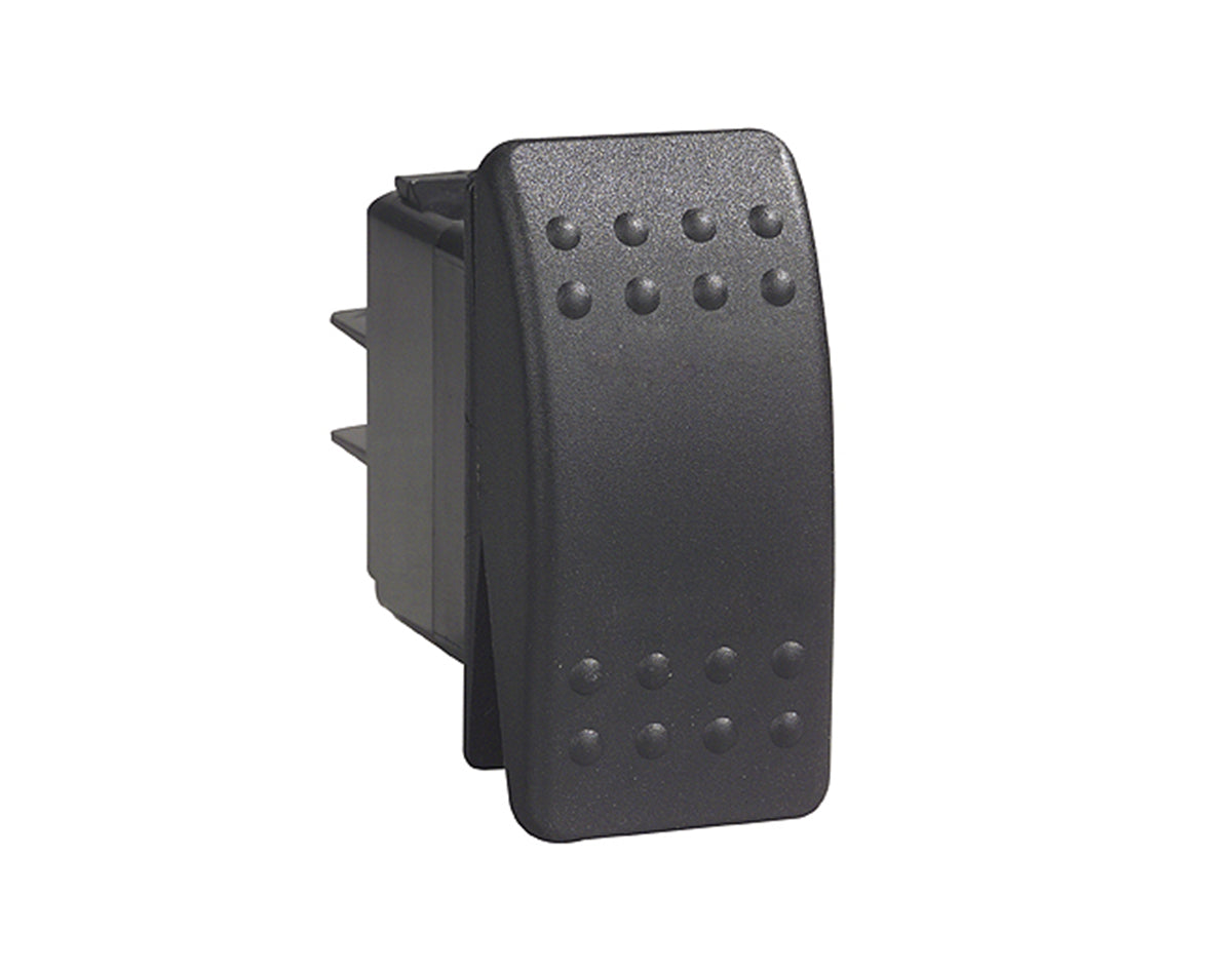 CARLING C2 ROCKER SWITCH (ON)/OFF/(ON) BLACK DOUBLE POLE 12V JPW12618