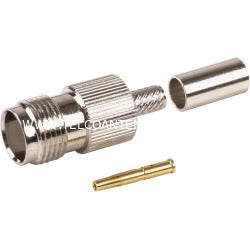 TNC FEMALE CRIMP CONNECTOR - RG58/LMR195/BELDEN 9907 TNCF-CRIMP-58