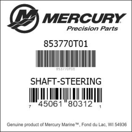 SHAFT STEERING 853770T01