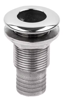 1 INCH MARINE DRAIN VENT STAINLESS MJCMSARL