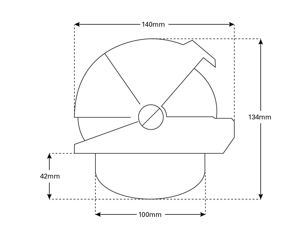 OFFSHORE 105 POWERBOAT COMPASS FLUSH MOUNT CONICAL CARD BLACK RWB8036