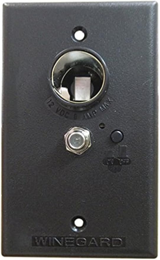 WINEGARD RV-7032 BLACK WALL PLATE POWER SUPPLY RV-7032