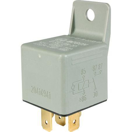 BOSCH MINI RELAY 12V NORMALLY OPEN 30A - DIODE PROTECTED 0332019155