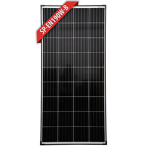 ENERDRIVE SOLAR PANEL - 190W MONO BLACK FRAME SP-EN190W-B