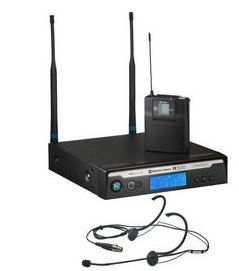 R300 UHF WIRELESS SERIES A BANDHEADWORN SYSTEM IN CASEELECTRO-VOICE WIRELESS MICROPONE KITS A BAND 648-676MHZ R300-E-A