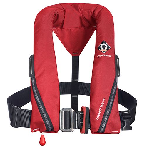 CREWFIT 165N SPORT MANUAL LIFEJACKET HARNESS – RED 9715RM