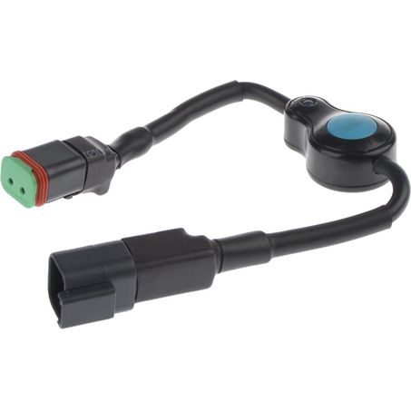 PUSH BUTTON SWITCH INLINE ON - OFF 12 /24V PRE WIRED WITH 2WAY DT- IP68 LLX20006