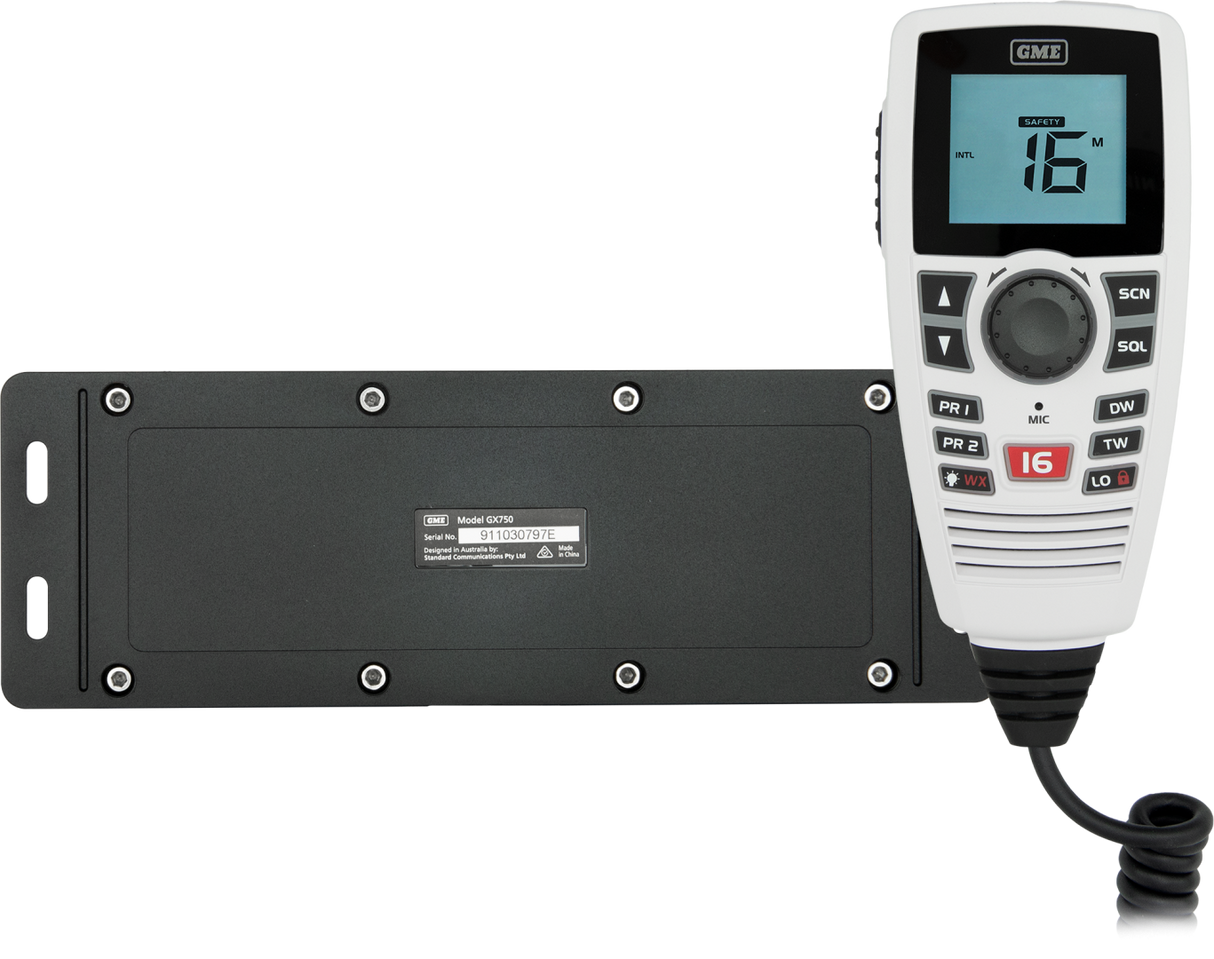 BLACK BOX VHF MARINE RADIO - WHITE GX750W