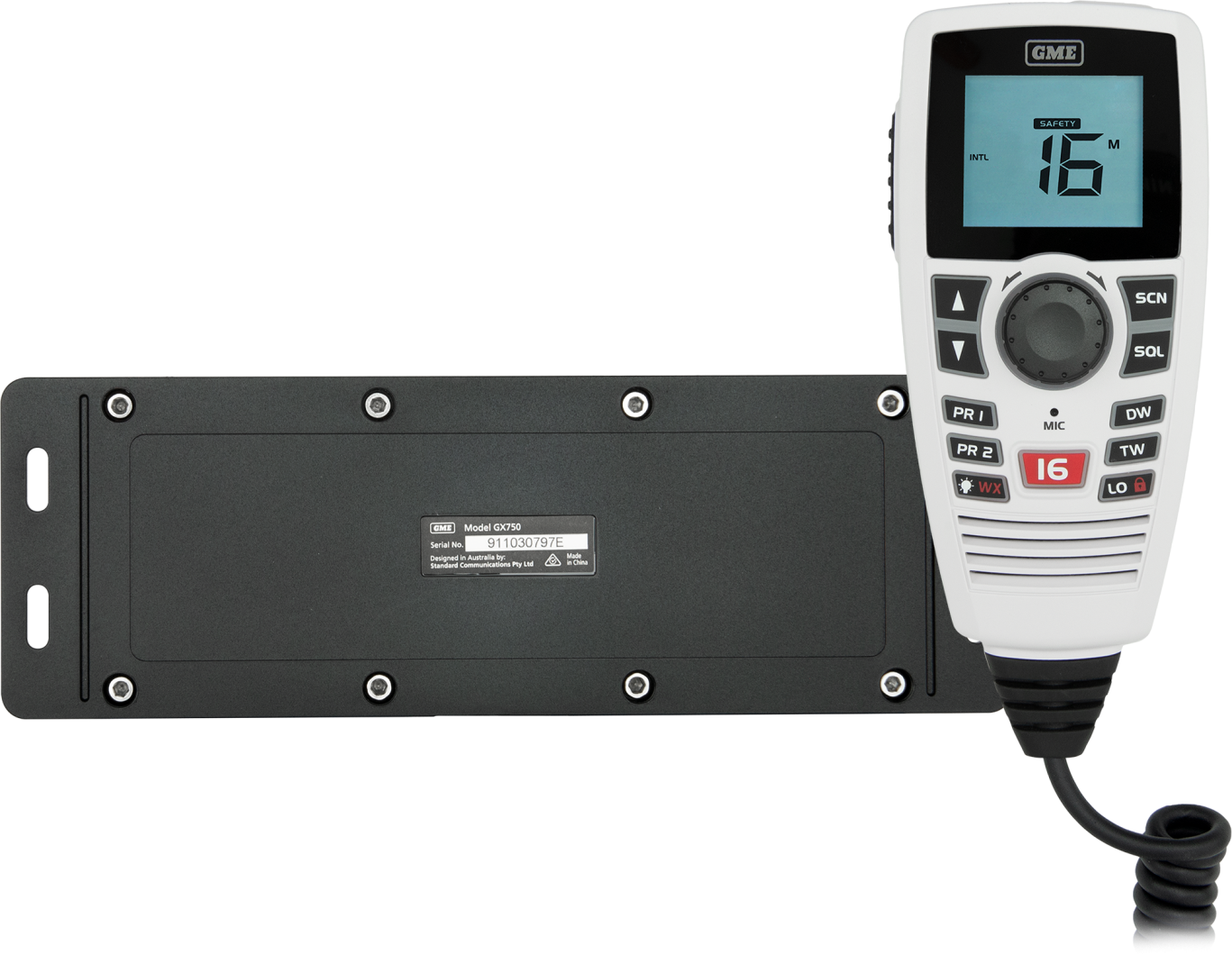 BLACK BOX VHF MARINE RADIO - WHITE GX750W