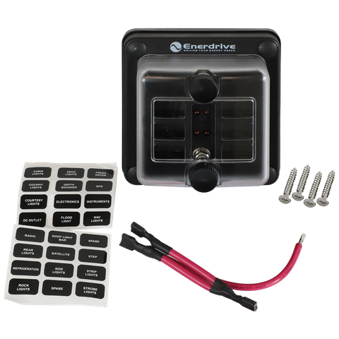 FUSE BLOCK PANEL MOUNT 6 IN 6 OUT EA-FB-02