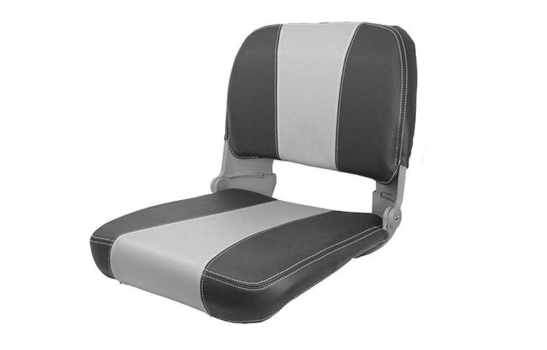 SS48 PADDED FOLDING BOAT SEAT - DARK GREY/MID GREY JPW2766