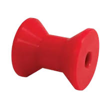 3IN BOW ROLLER RED WITH 17MM BORE 91511