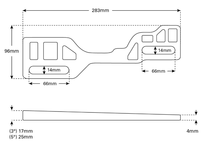 OUTBOARD MOTOR WEDGES JPW4351