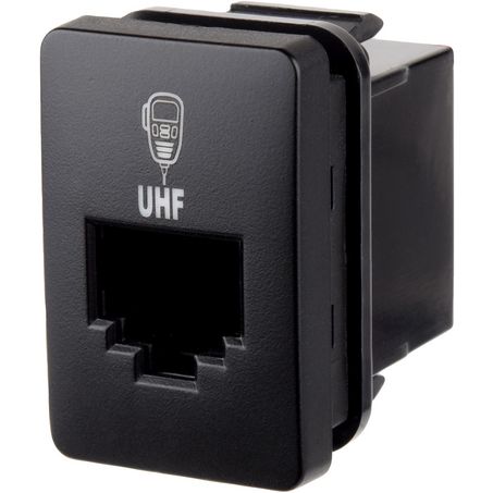 TOYOTA O.E PUSH BUTTON SWITCH, BLUE UHF RADIO SYMBOL, 12V 63303BL