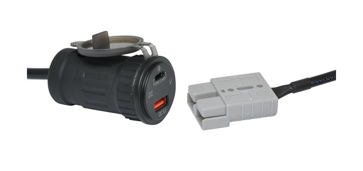 2M ANDERSON STYLE TO USB C QC / PD CHARGER M8655