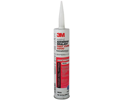3M ADHESIVE SEALANT 5200 FAST CURE 296ML WHITE M6520