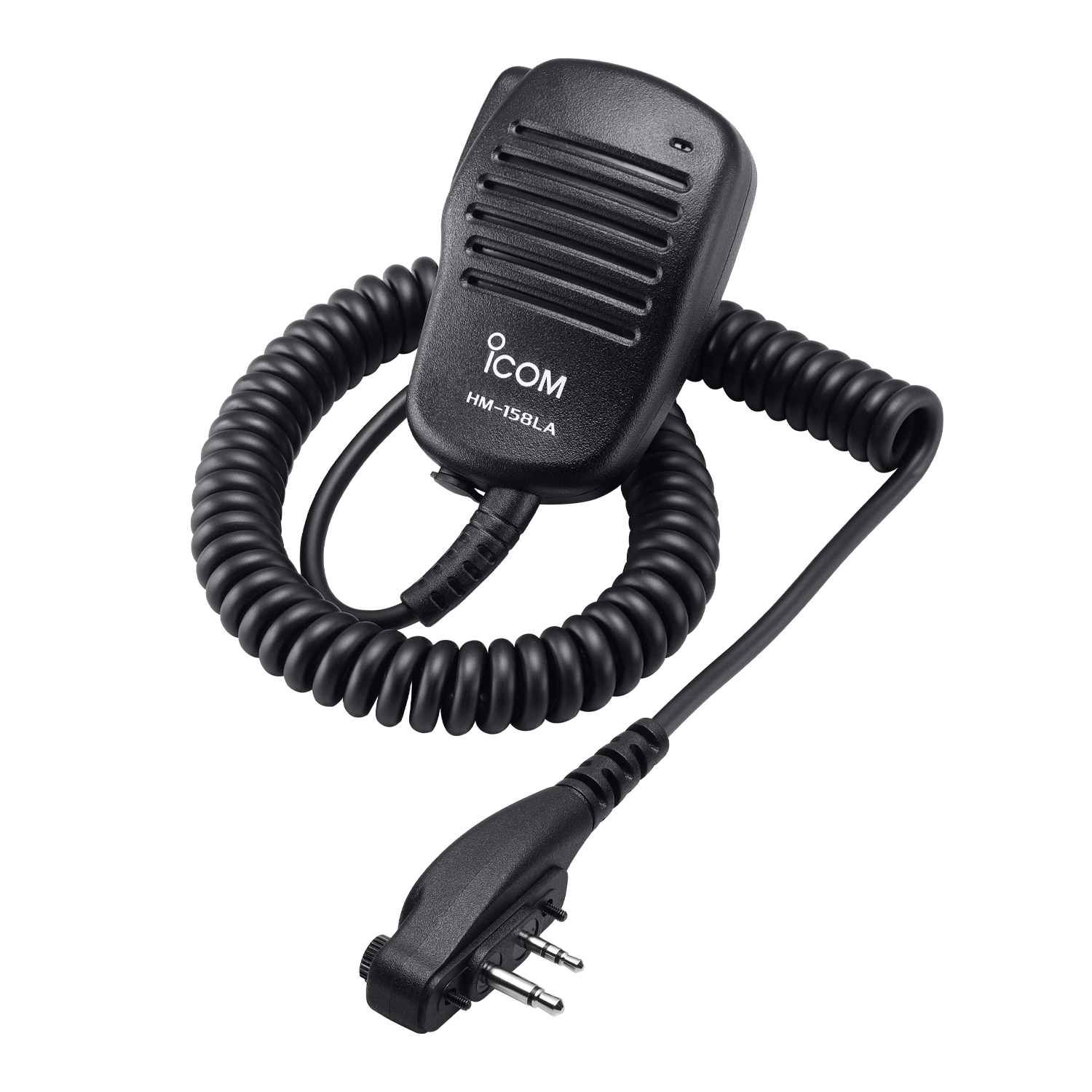 Icom HM-158LA Microfono Altoparlante Compatto Con Clip Girevole E Jack Per Auricolari – Perfetto Per Radio Ricetrasmittenti Icom
